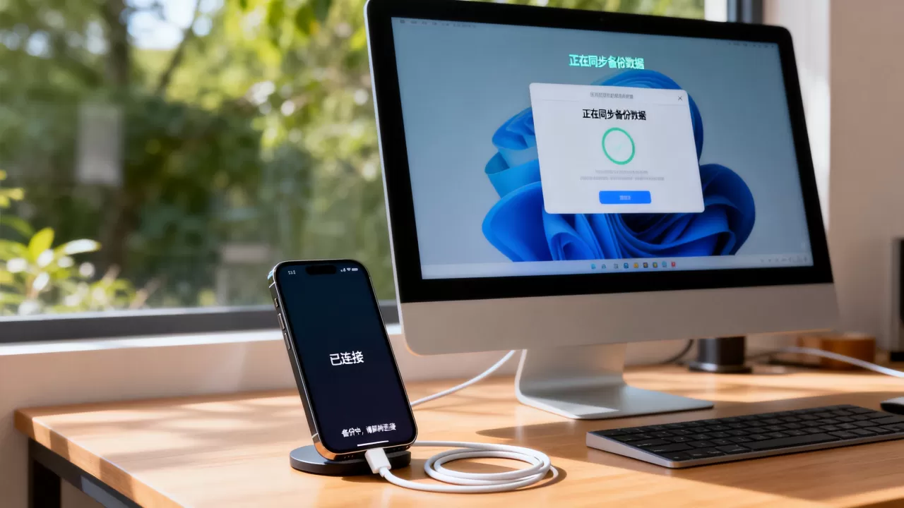 iphone怎么同步备份，怎么把iphone手机上的数据同步备份到电脑上