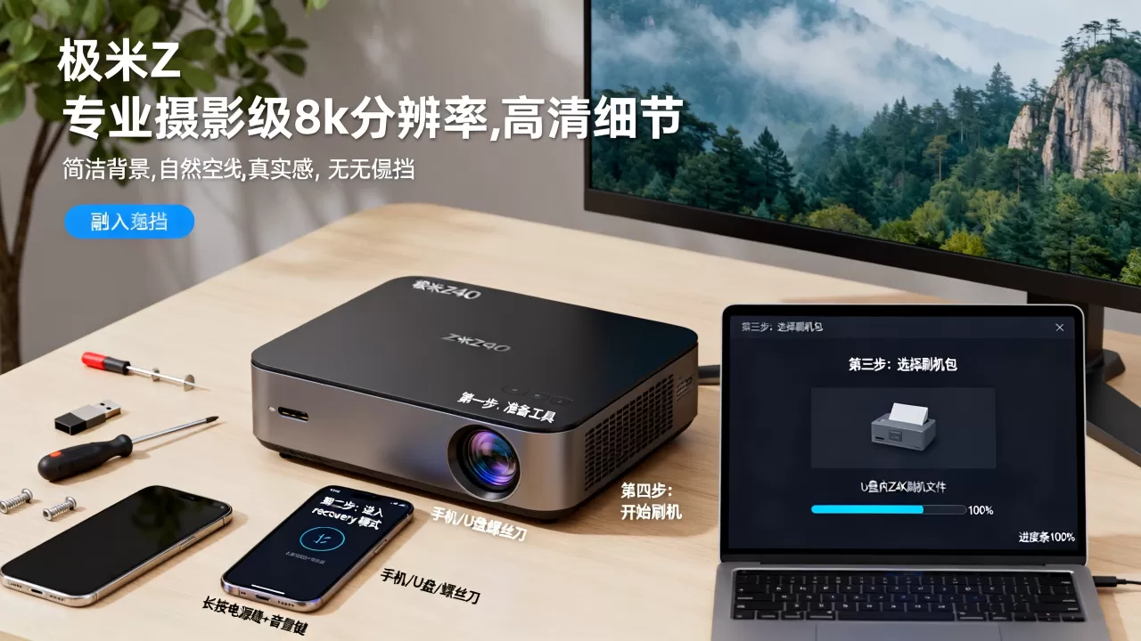 极米Z4X怎么刷机详细步骤图文教程？，如何刷机