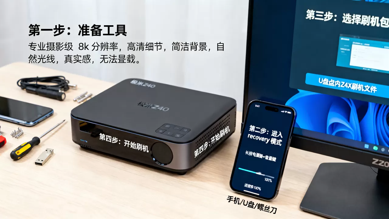 极米Z4X怎么刷机详细步骤图文教程？，如何刷机