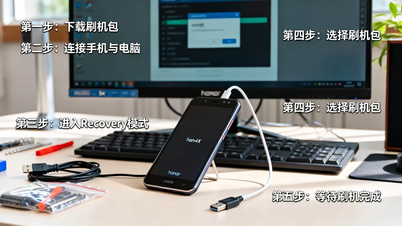 荣耀4x全网通刷机怎么刷？详细刷机教程步骤