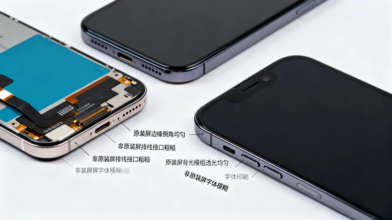 iPhone原厂屏幕怎么辨别真伪？如何鉴别原装屏