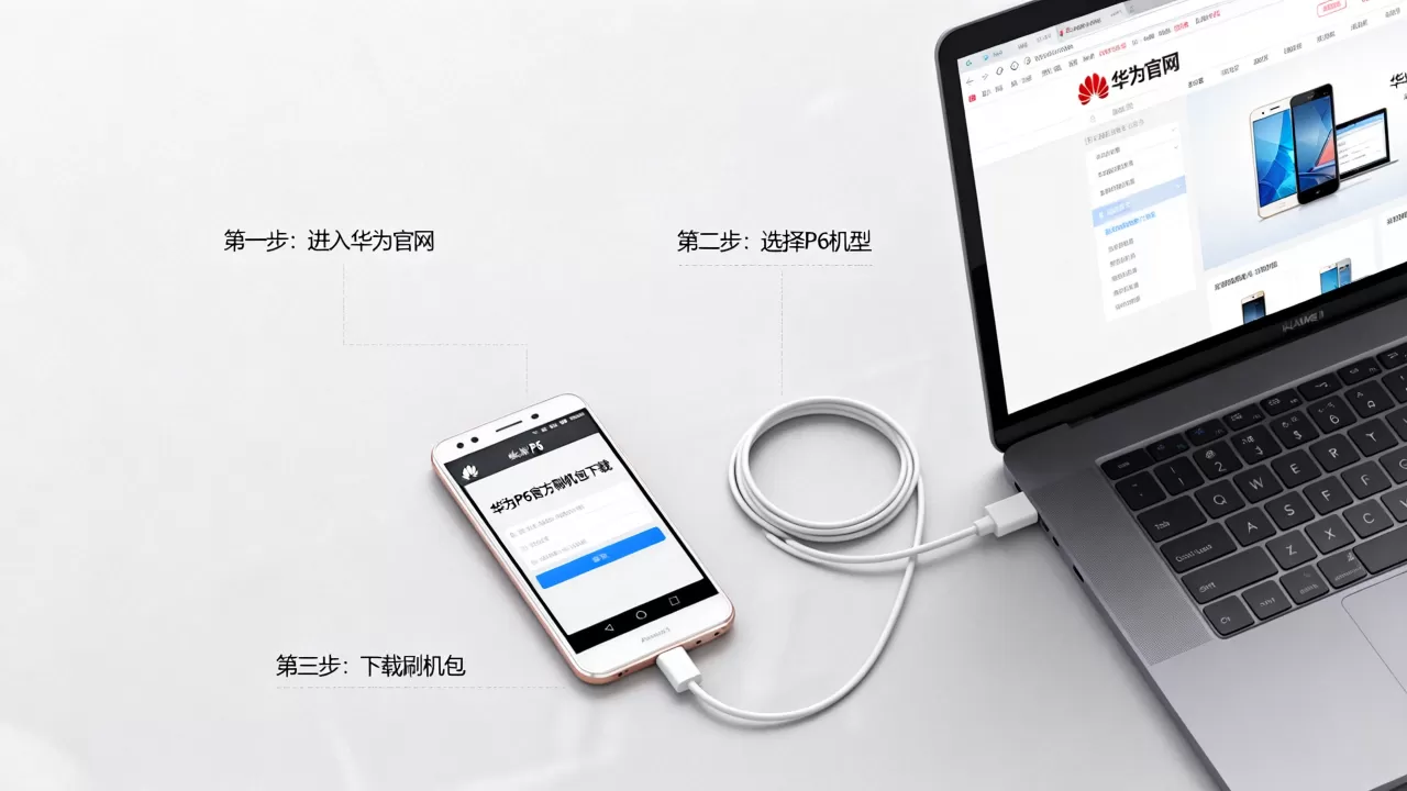 华为P6官方刷机包怎么下载？，刷机包获取教程
