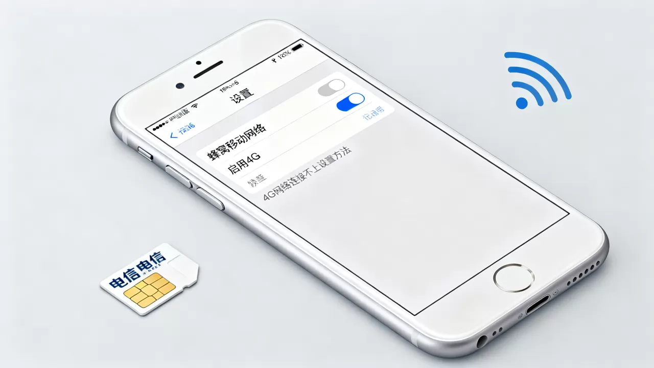 电信iphone6是否支持4g网络？电信iphone6 4g网络连接不上怎么设置