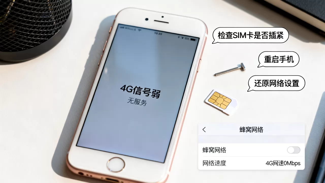 iPhone6 4G用不了怎么办，iPhone6 4G网络无法使用的原因及解决方法