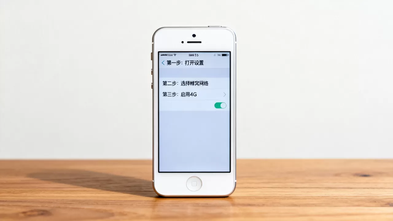 港版iphone5s支持移动4g吗，怎么设置4g网络