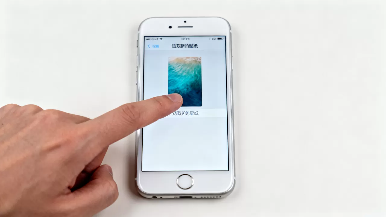 iPhone6s锁屏壁纸怎么设置？苹果6s壁纸更换方法。