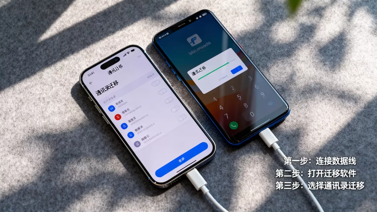 iphone通讯录如何导入安卓，手机通讯录迁移详细步骤