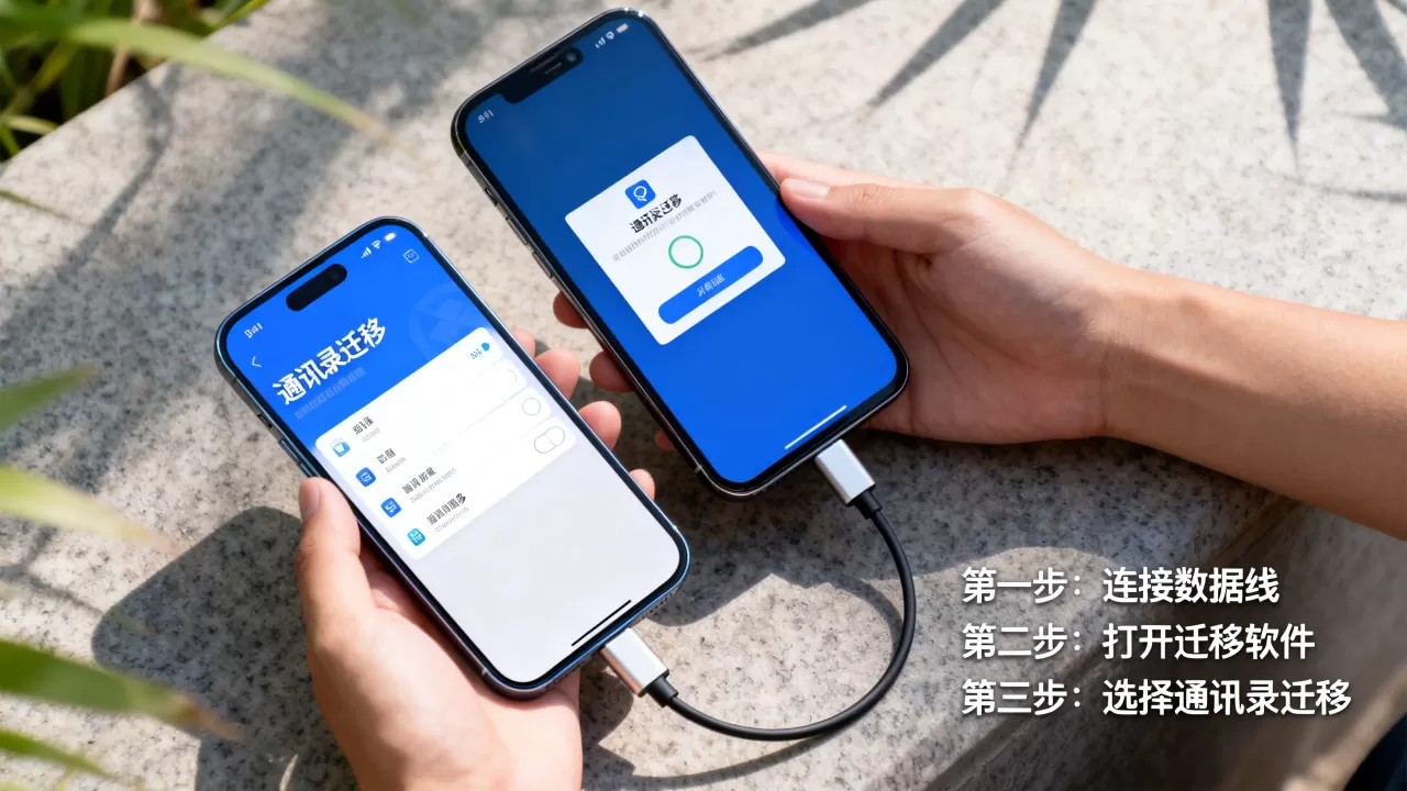 iphone通讯录如何导入安卓，手机通讯录迁移详细步骤