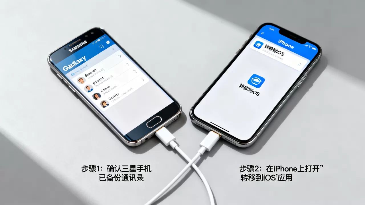 三星通讯录怎么导入iPhone？，三星联系人如何迁移到苹果