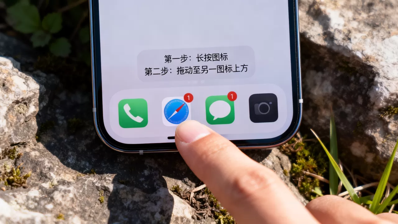 如何在iPhone桌面上建文件夹?iPhone桌面文件夹怎么建立 如何在iPhone桌面上建文件夹?iPhone桌面文件夹怎么建立