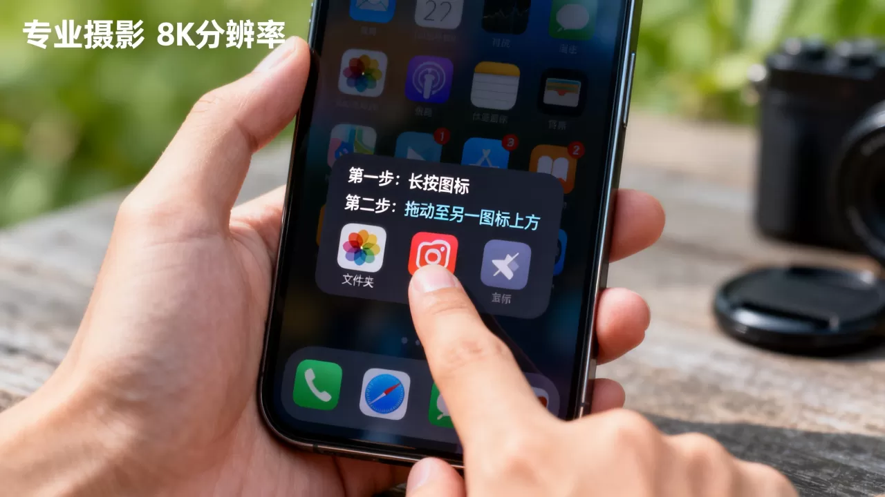 如何在iPhone桌面上建文件夹?iPhone桌面文件夹怎么建立 如何在iPhone桌面上建文件夹?iPhone桌面文件夹怎么建立