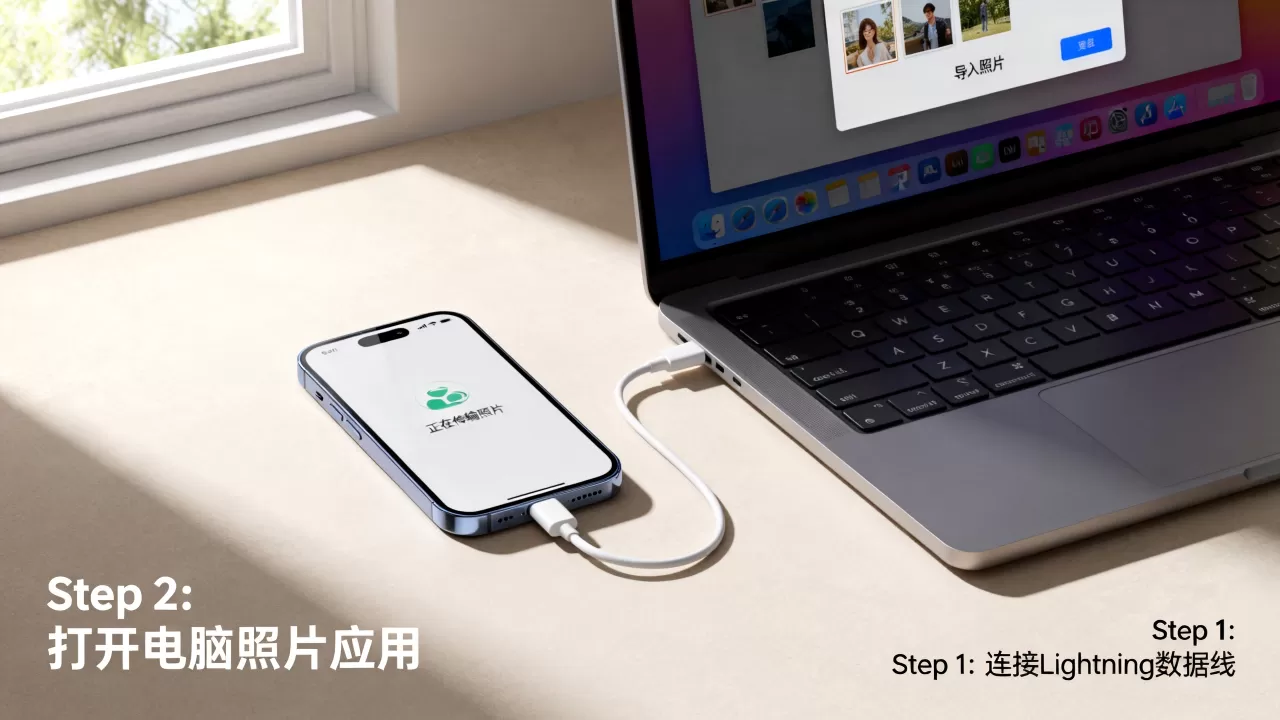 如何导出iphone的照片到电脑，iphone照片怎么导出，iphone照片导出到电脑