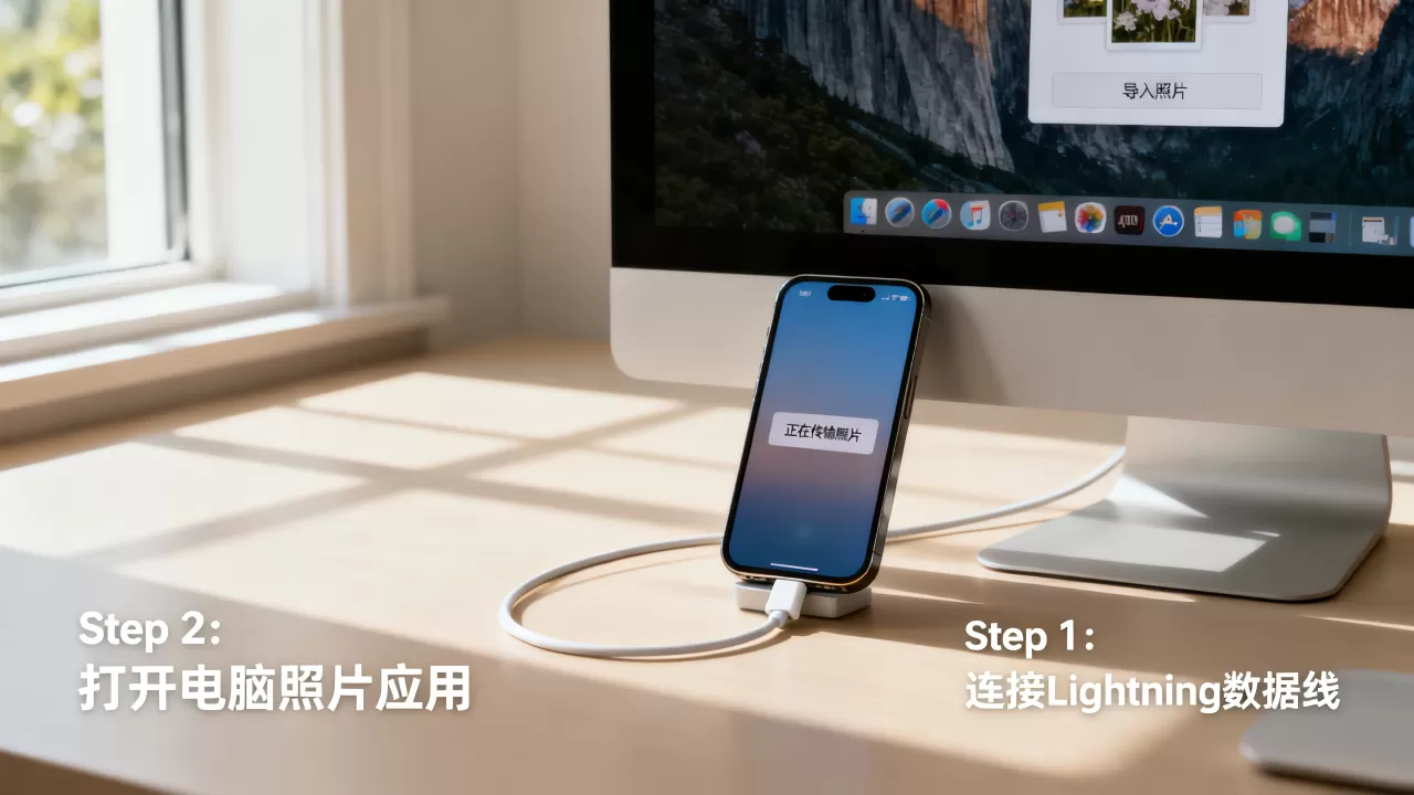 如何导出iphone的照片到电脑，iphone照片怎么导出，iphone照片导出到电脑