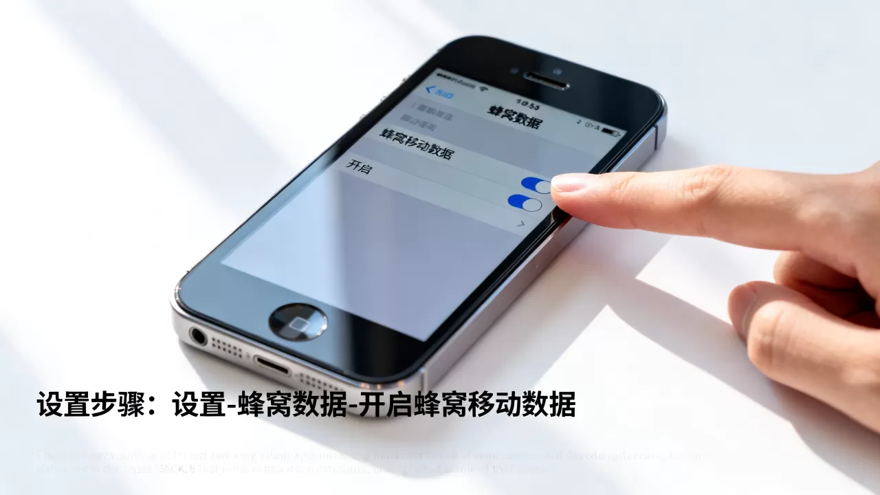 iphone5的蜂窝数据怎么设置，无法开启蜂窝移动网络怎么办
