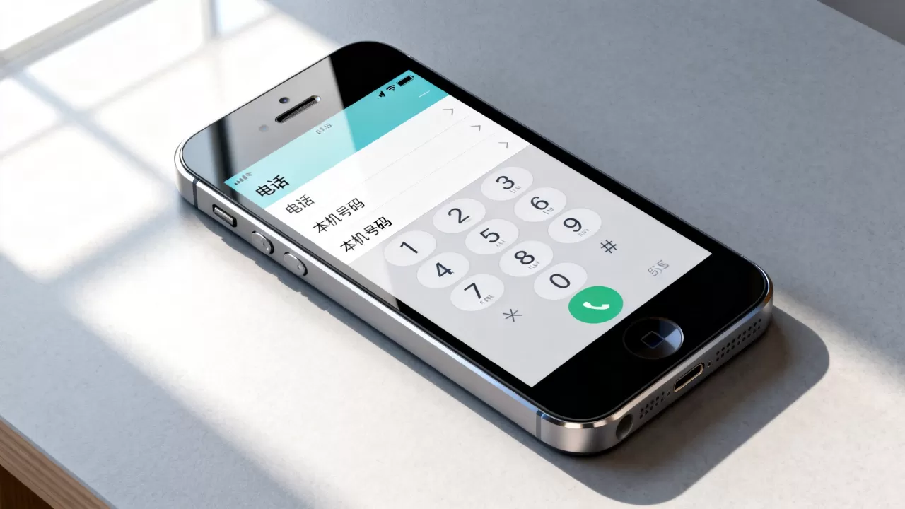 iphone5s本机号码怎么查？，iphone5s本机号码查询