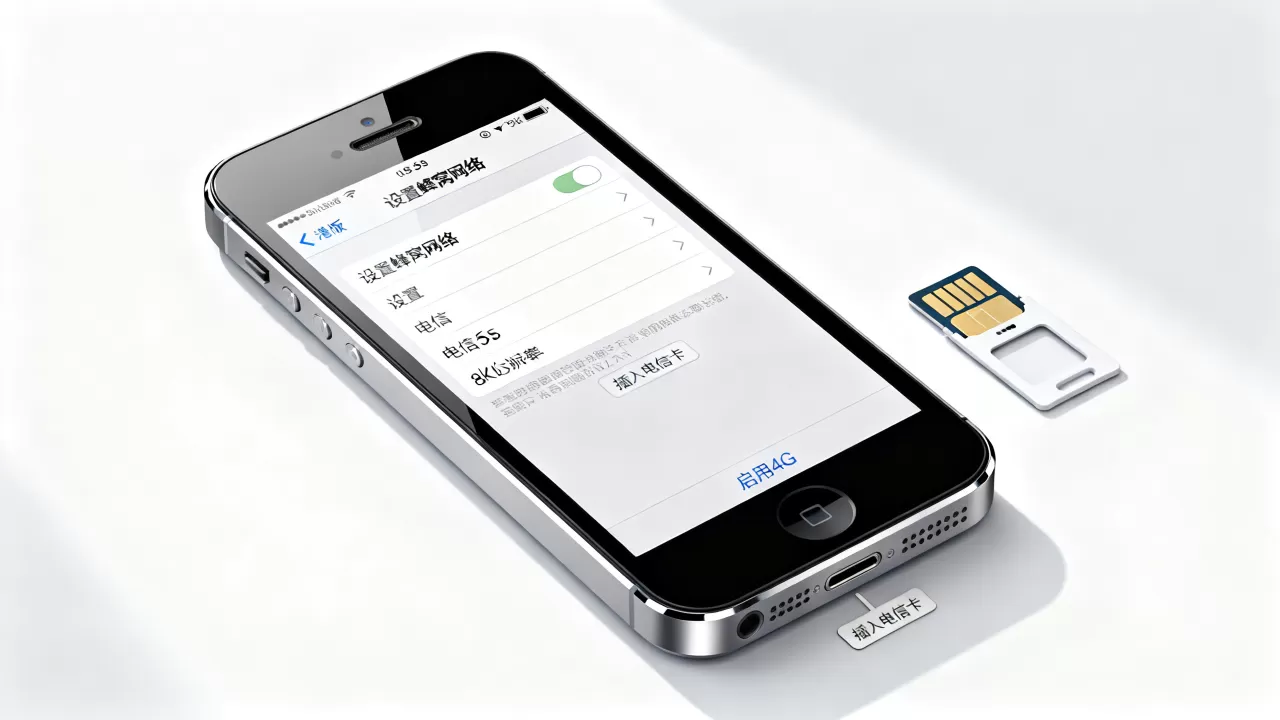 iphone5s港版支持电信卡吗，港版iphone5s电信卡怎么设置上网