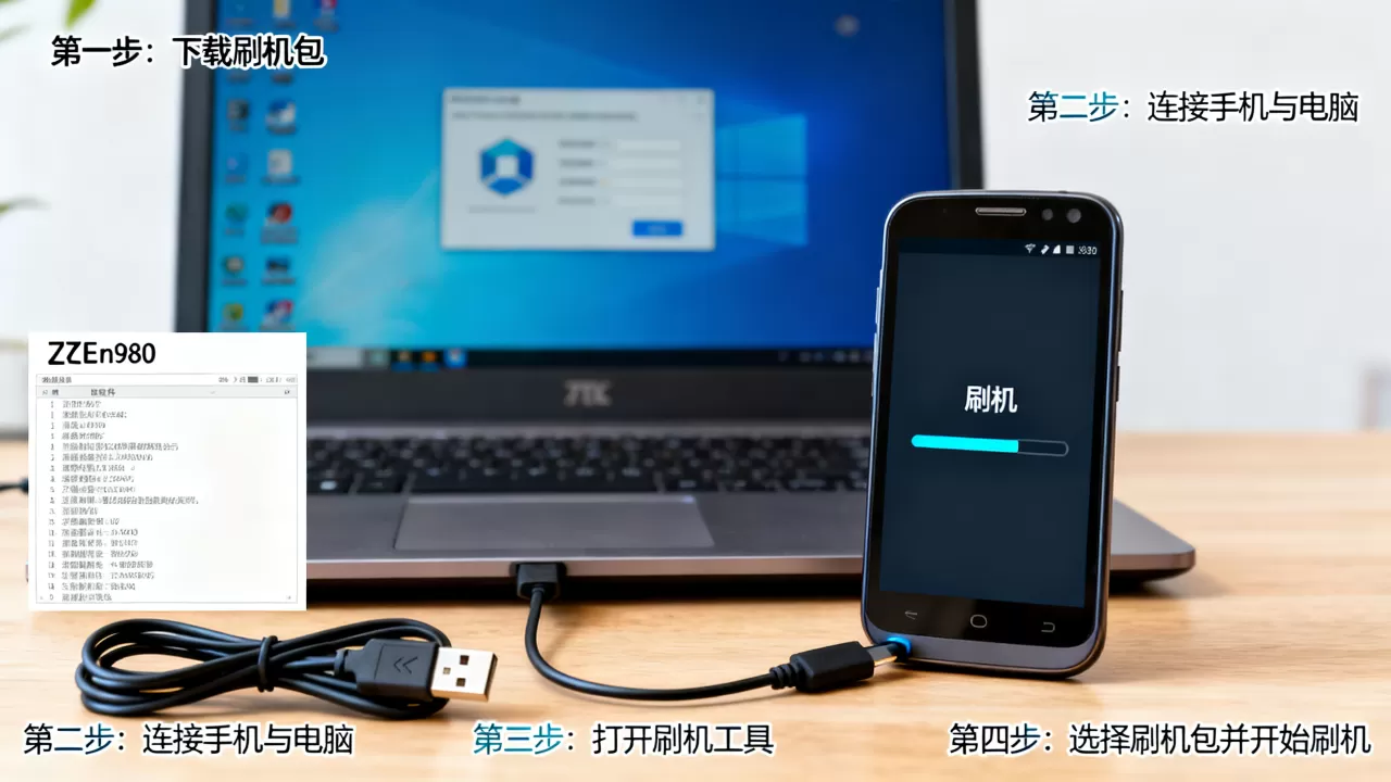 中兴n980怎么刷机？刷机包下载教程详细步骤