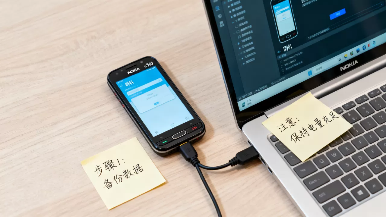 诺基亚c503怎么刷机，刷机失败变砖怎么办？