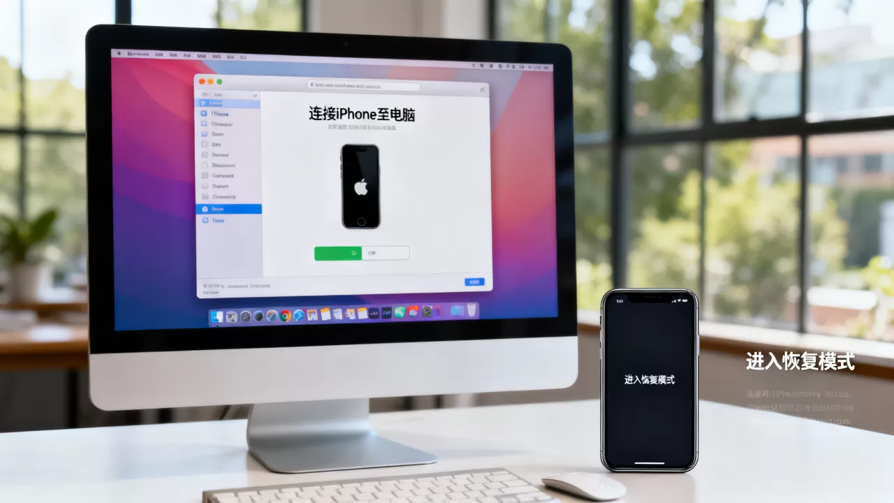 怎么用iTunes给iPhone刷机教程，iTunes刷机恢复模式怎么进？