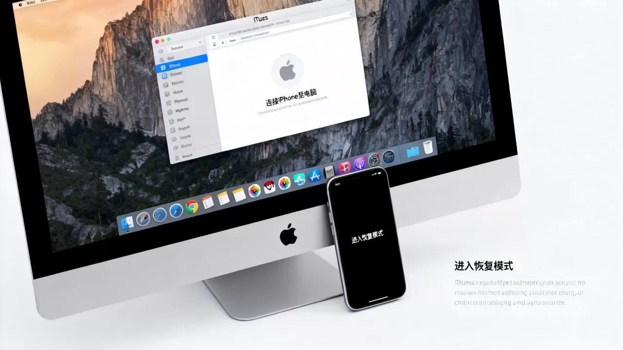 怎么用iTunes给iPhone刷机教程，iTunes刷机恢复模式怎么进？