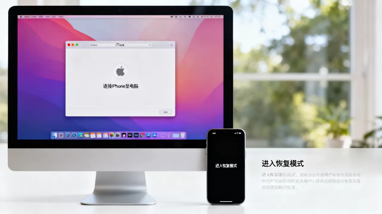 怎么用iTunes给iPhone刷机教程，iTunes刷机恢复模式怎么进？
