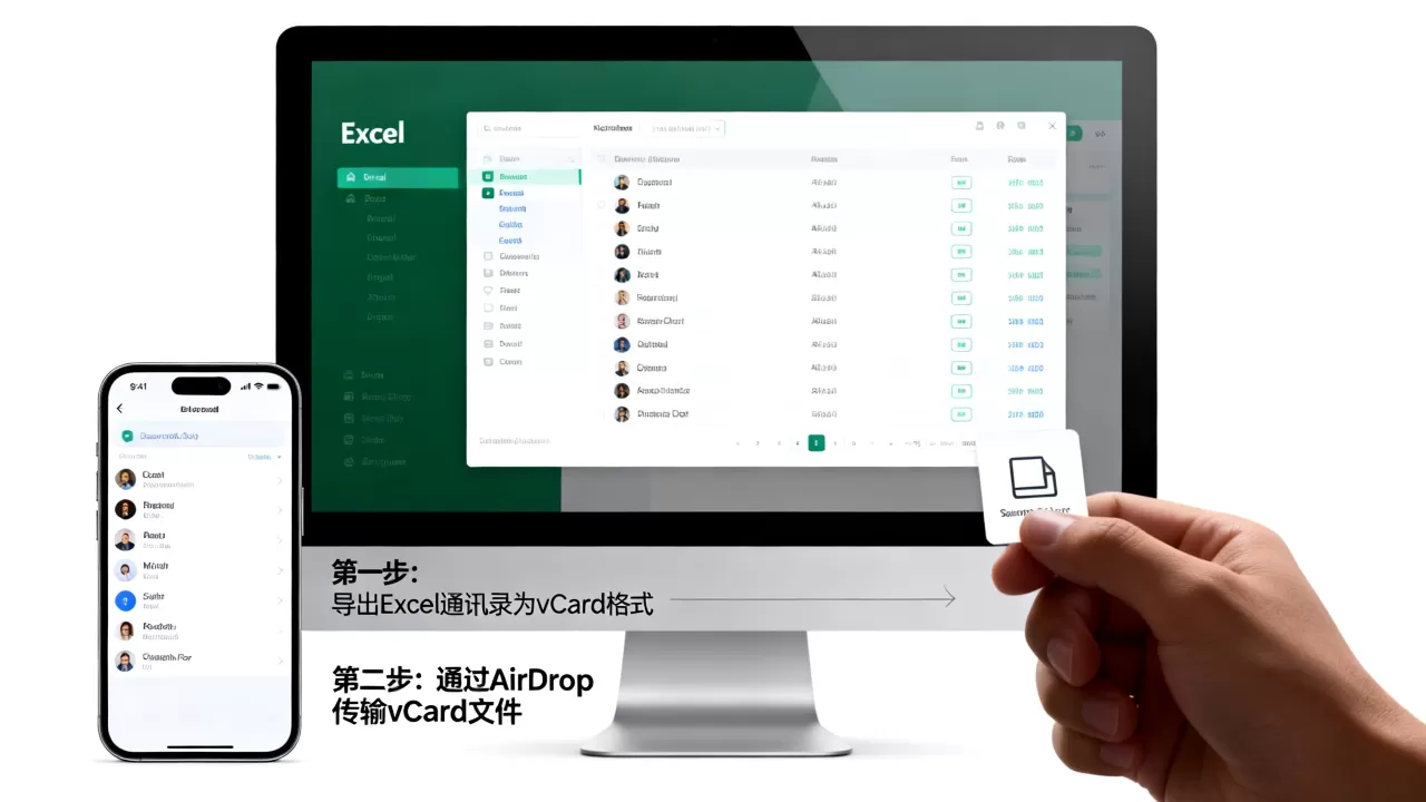 如何将Excel通讯录导入iPhone?,excel通讯录导入iphone教程 如何将Excel通讯录导入iPhone?,excel通讯录导入iphone教程