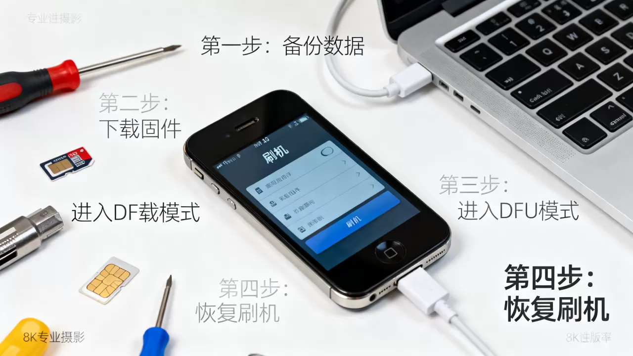 iPhone 3GS怎么刷机？3gs刷机教程详细步骤