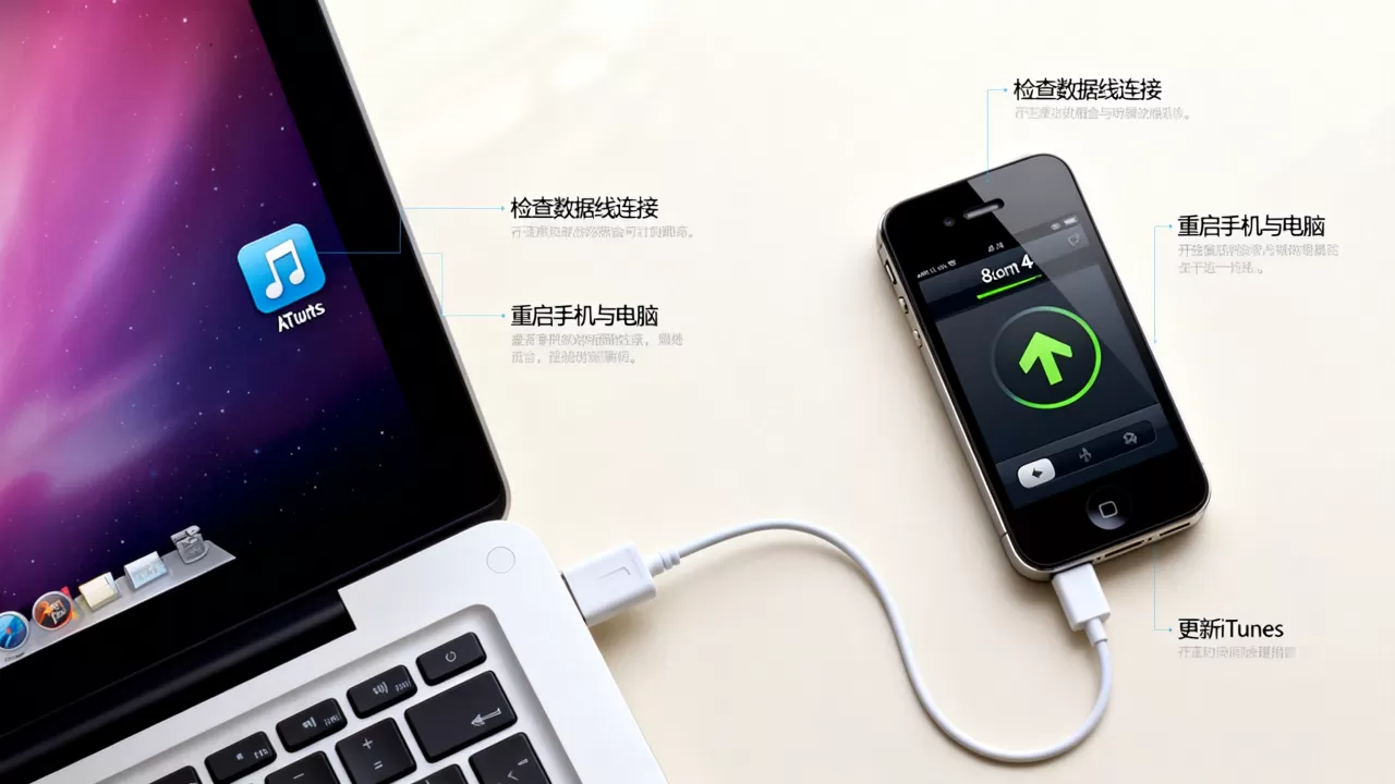 iphone 4无法连接电脑怎么办？iphone 4连不上电脑如何解决？